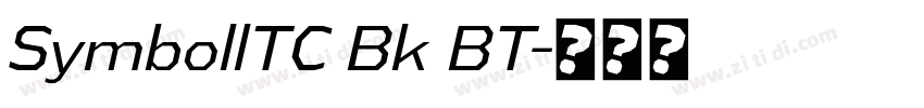 SymbollTC Bk BT字体转换